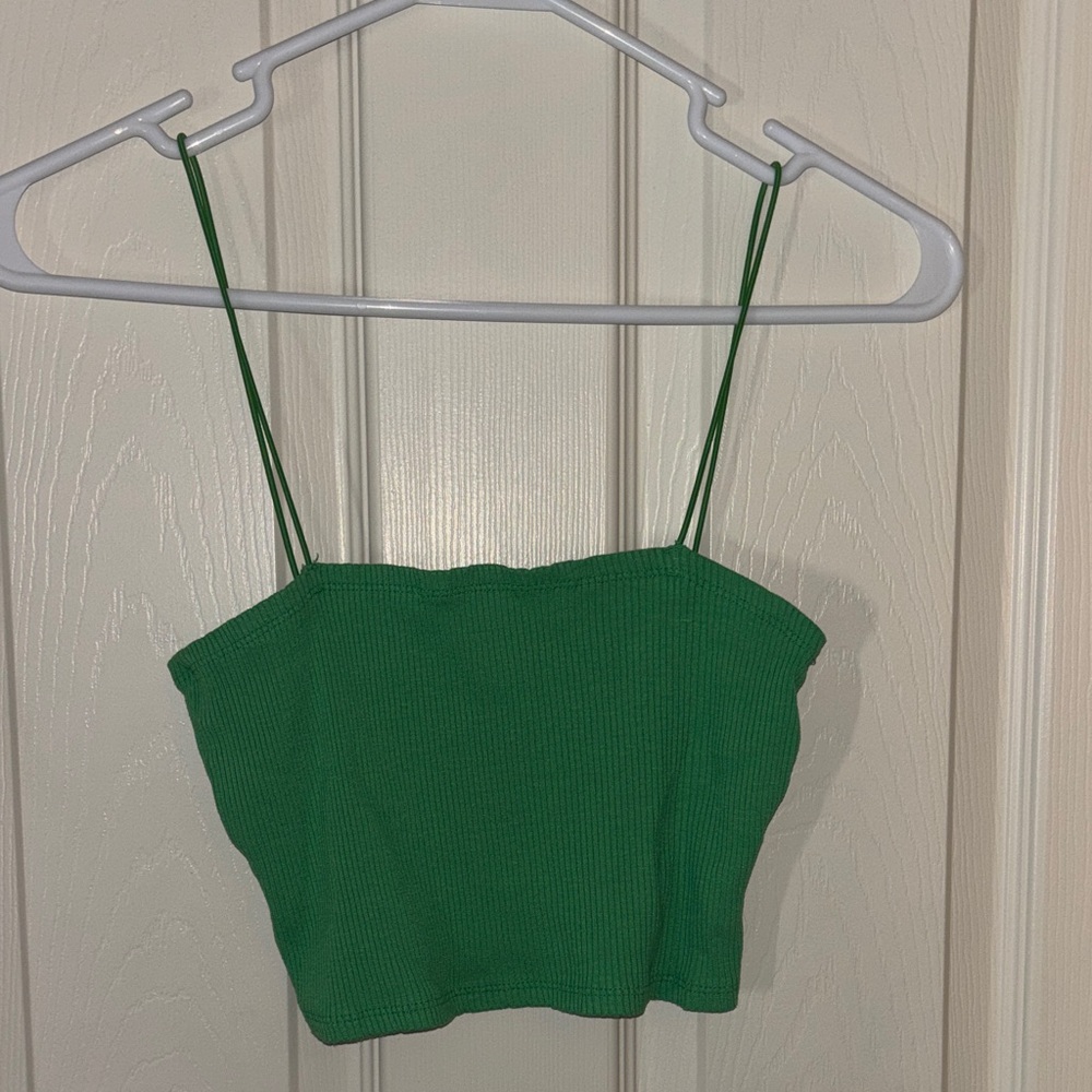 H&M Vibrant Green Camisole Top